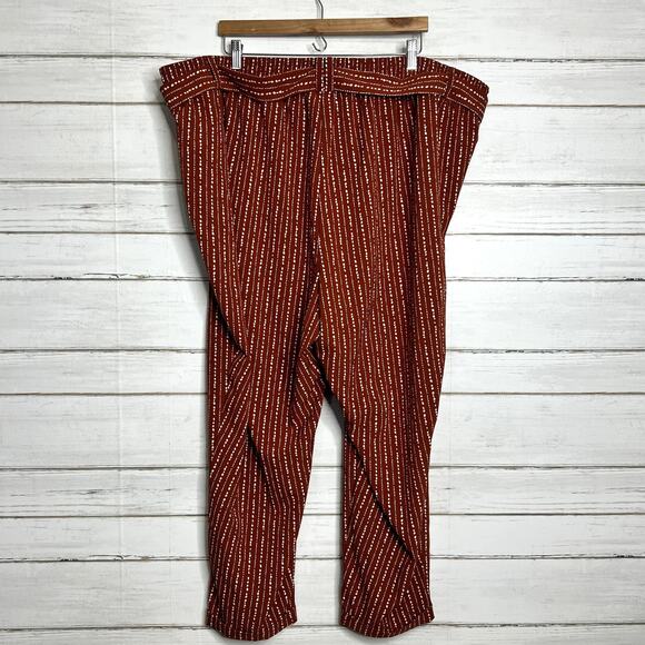 Torrid Pull On Taper Stretch Crepe Pants Burnt Orange Size 4X - Picture 3 of 11